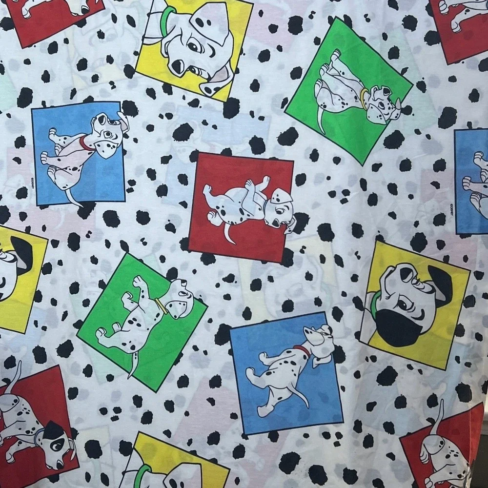 90s Vintage Disney 101 Dalmatians Twin Sheet Set Made in USA